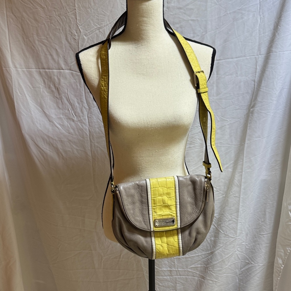 Marc Jacobs Yellow and Tan Crossbody Bag